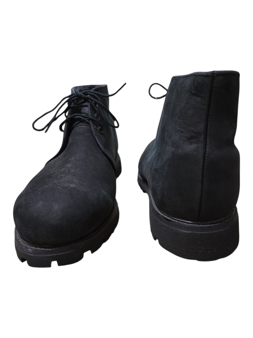 Timberland Mens Black Chukka Boot with Lug Sole Size 13W - Picture 4 of 12